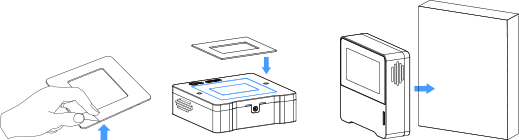 2 in 1 iaq sensor installation 3m tapes